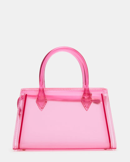 Steve Madden PEACH Jelly Bag Pink Mini Crossbody Top-Handle Handbag
