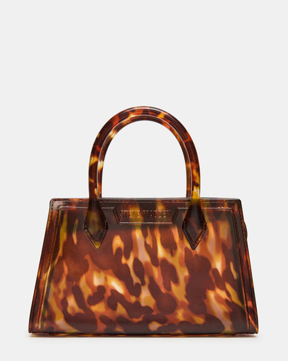 Steve Madden PEACH Jelly Bag Tortoise Mini Crossbody Top-Handle Handbag