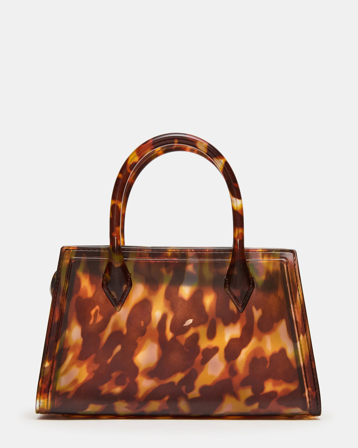 Steve Madden PEACH Jelly Bag Tortoise Mini Crossbody Top-Handle Handbag