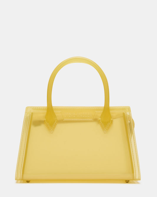 Steve Madden PEACH Jelly Bag Yellow Mini Crossbody Top-Handle Handbag
