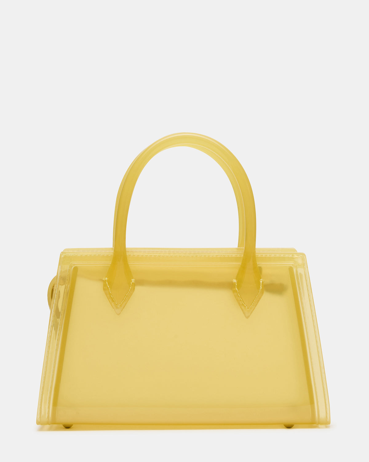 Steve Madden PEACH Jelly Bag Yellow Mini Crossbody Top-Handle Handbag