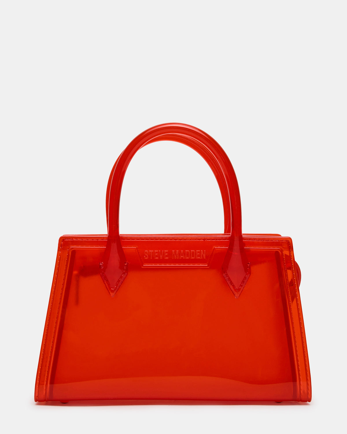 Steve Madden PEACH Jelly Bag Red Mini Crossbody Top-Handle Handbag
