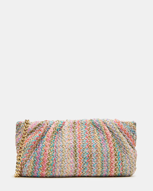 Steve Madden PALOMAA Bag Multi Straw Clutch Crossbody Handbag