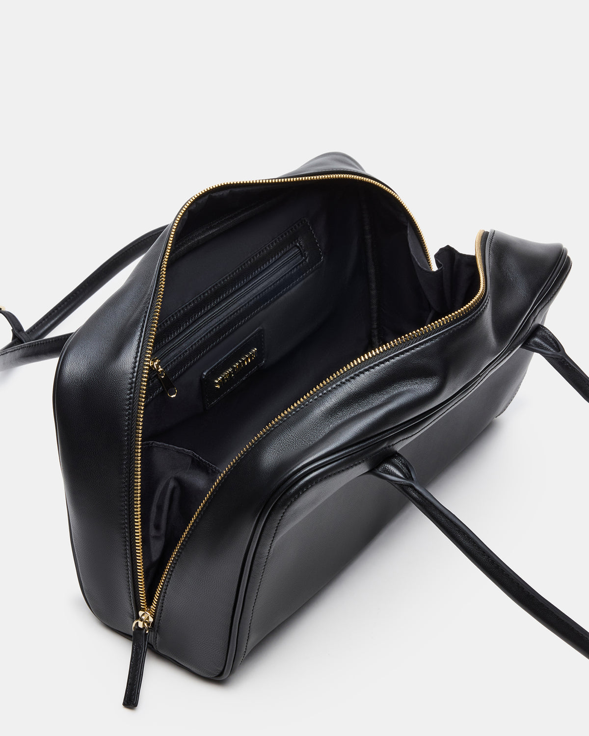 Steve Madden CANDICE Bag Black Shoulder Strap Box Satchel Handbag