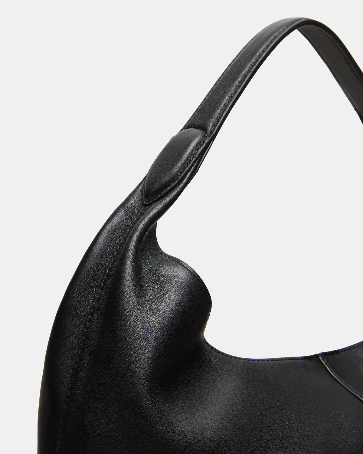 Steve Madden COLLINS Bag Black Hobo Slouchy Shoulder Strap Tote Handbag