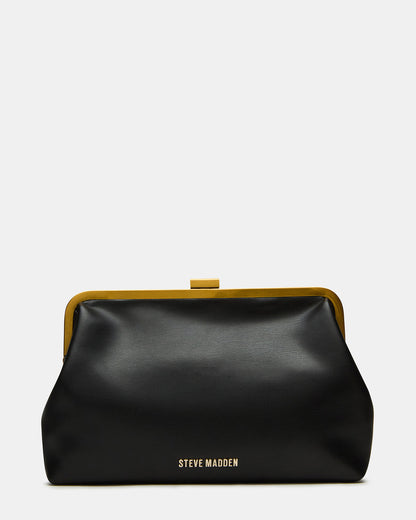 Steve Madden KISSES Bag Black Chain Strap Crossbody Clutch Handbag