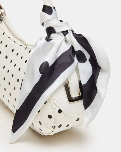 Steve Madden ROXEY Bag Dots Crescent-Shaped Top-Zipper Shoulder Strap Handbag