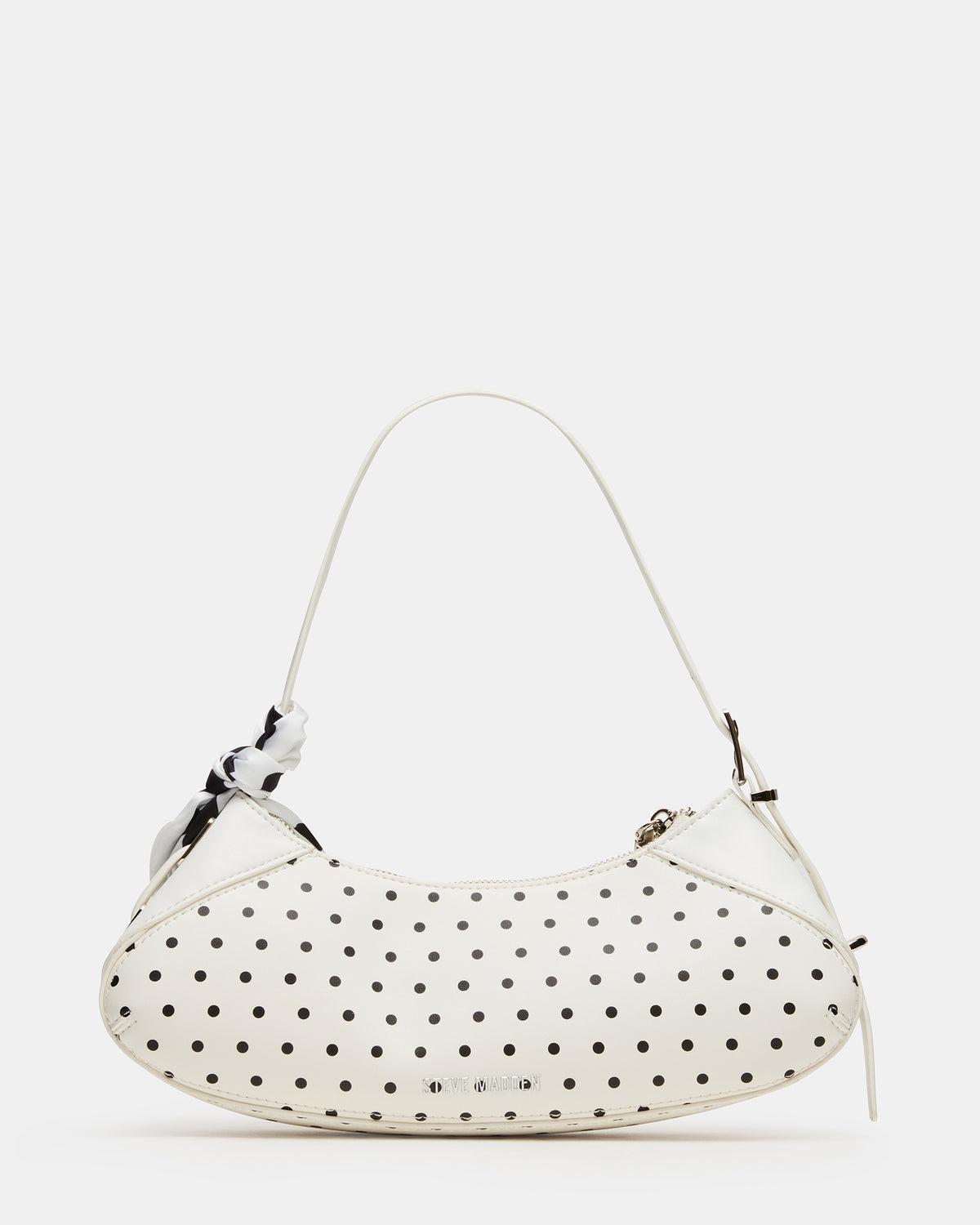 Steve Madden ROXEY Bag Dots Crescent-Shaped Top-Zipper Shoulder Strap Handbag