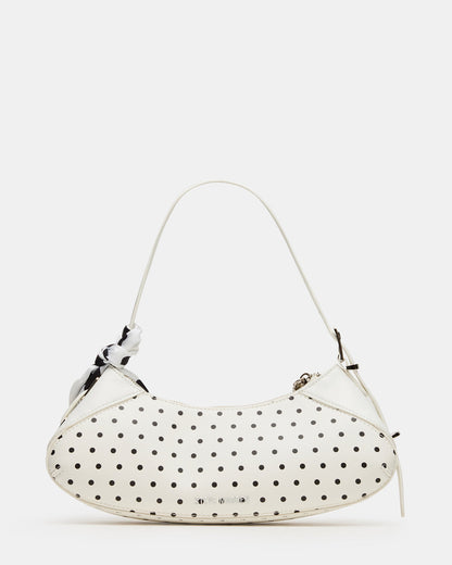 Steve Madden ROXEY Bag Dots Crescent-Shaped Top-Zipper Shoulder Strap Handbag