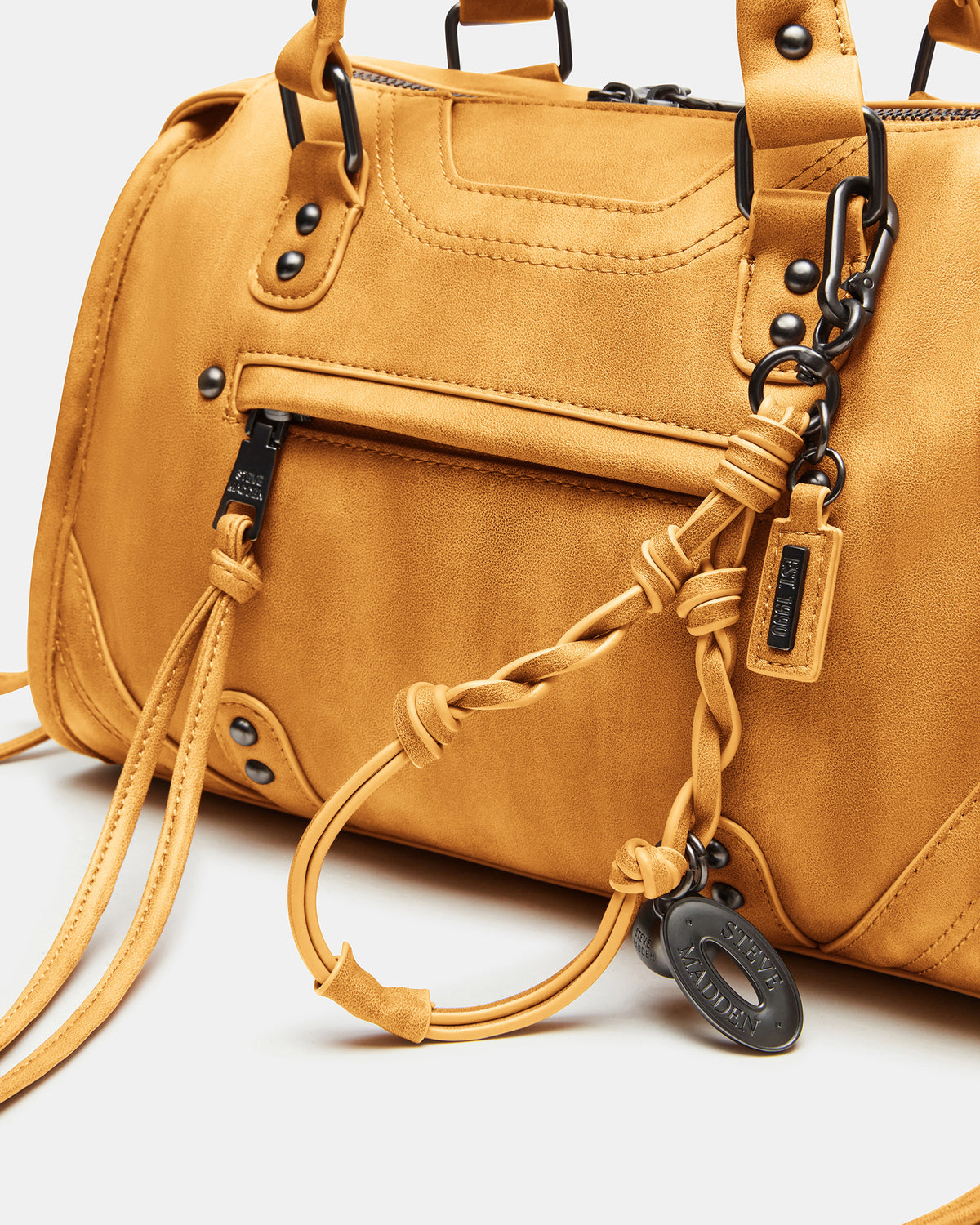 Steve Madden RIGGS Bag Banana Slouchy Top-Handle Crossbody Satchel Handbag