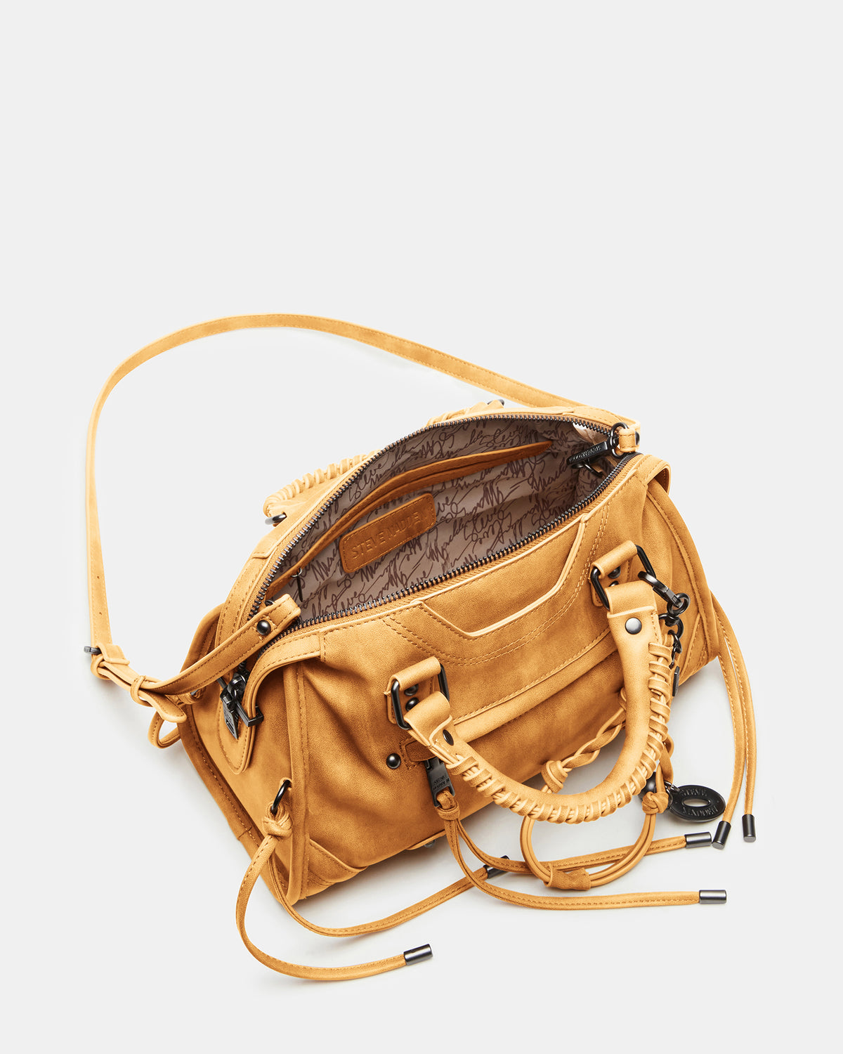 Steve Madden RIGGS Bag Banana Slouchy Top-Handle Crossbody Satchel Handbag