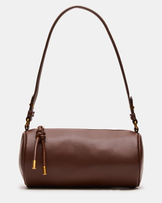 Steve Madden PRIYA Bag Brown Mini Barrel Shoulder Handbag
