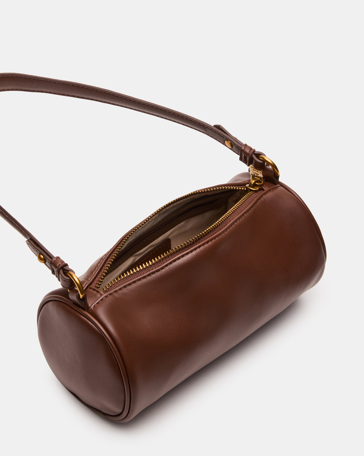 Steve Madden PRIYA Bag Brown Mini Barrel Shoulder Handbag