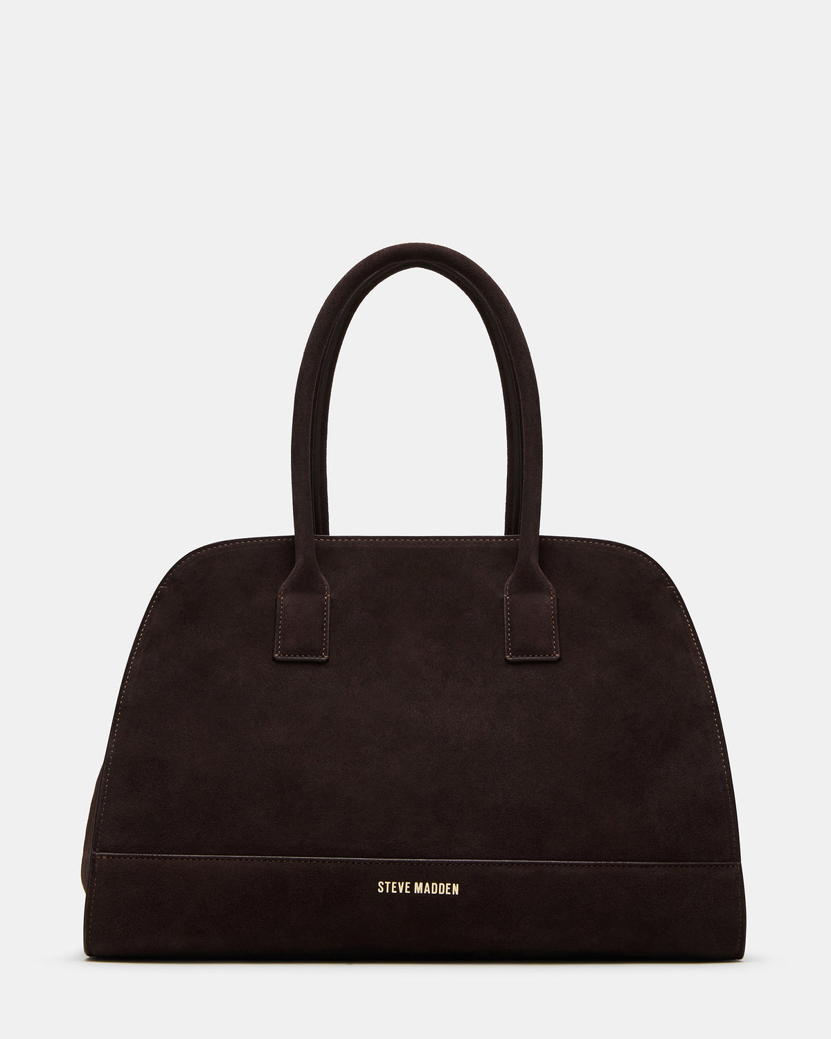 Steve Madden HEIDEE Bag Brown Suede | Women's Shoulder Strap Tote Handbag