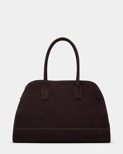 Steve Madden HEIDEE Bag Brown Suede | Women's Shoulder Strap Tote Handbag