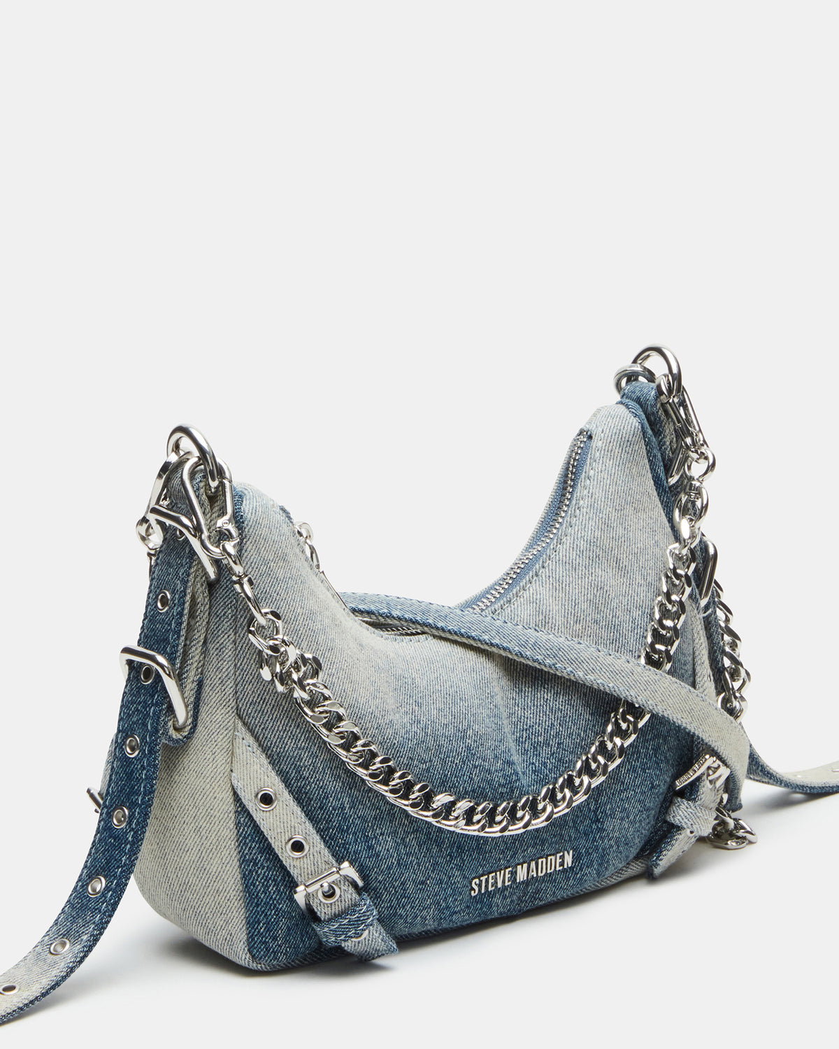 Steve Madden VITAL Denim Fabric Women's Shoulder Bag