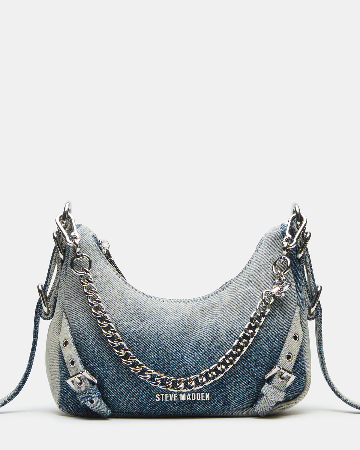 Steve Madden VITAL Denim Fabric Women's Shoulder Bag