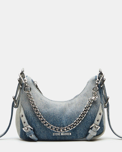 Steve Madden VITAL Denim Fabric Women's Shoulder Bag