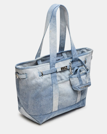 Steve Madden BOAT Bag Denim Shoulder Strap Denim Tote Handbag