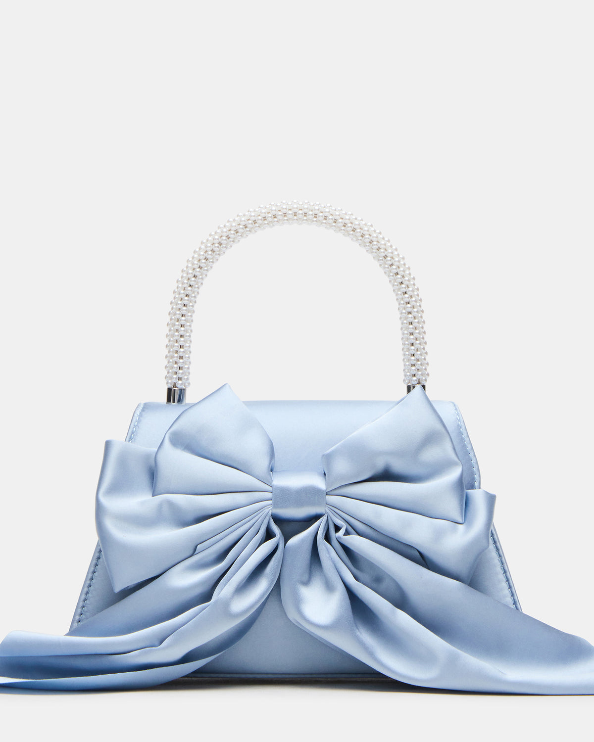 Steve Madden COSETTE Bag Blue Beaded Top-Handle Mini Handbag