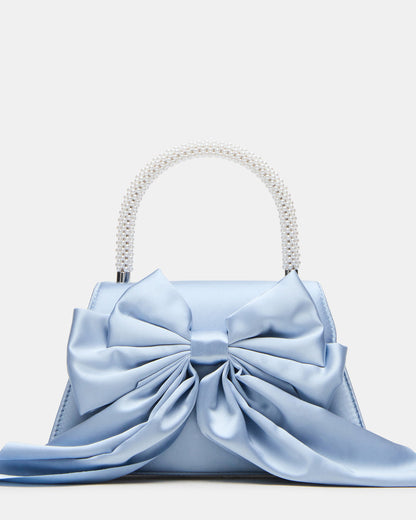 Steve Madden COSETTE Bag Blue Beaded Top-Handle Mini Handbag