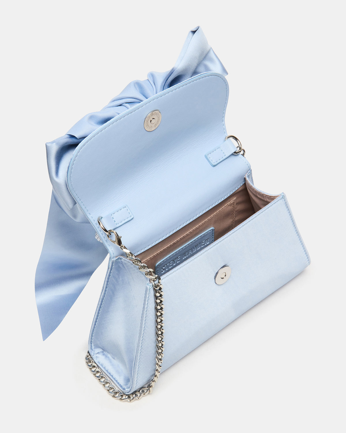 Steve Madden COSETTE Bag Blue Beaded Top-Handle Mini Handbag
