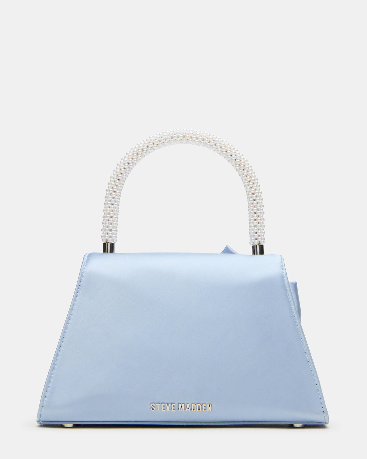 Steve Madden COSETTE Bag Blue Beaded Top-Handle Mini Handbag