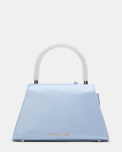 Steve Madden COSETTE Bag Blue Beaded Top-Handle Mini Handbag