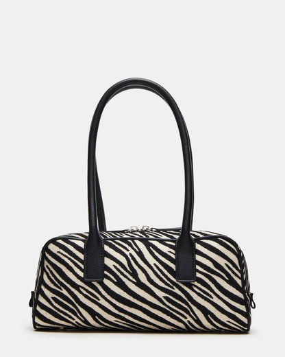 Steve Madden ANISE Bag Zebra Elongated Shoulder Strap Handbag