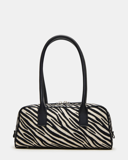 Steve Madden ANISE Bag Zebra Elongated Shoulder Strap Handbag