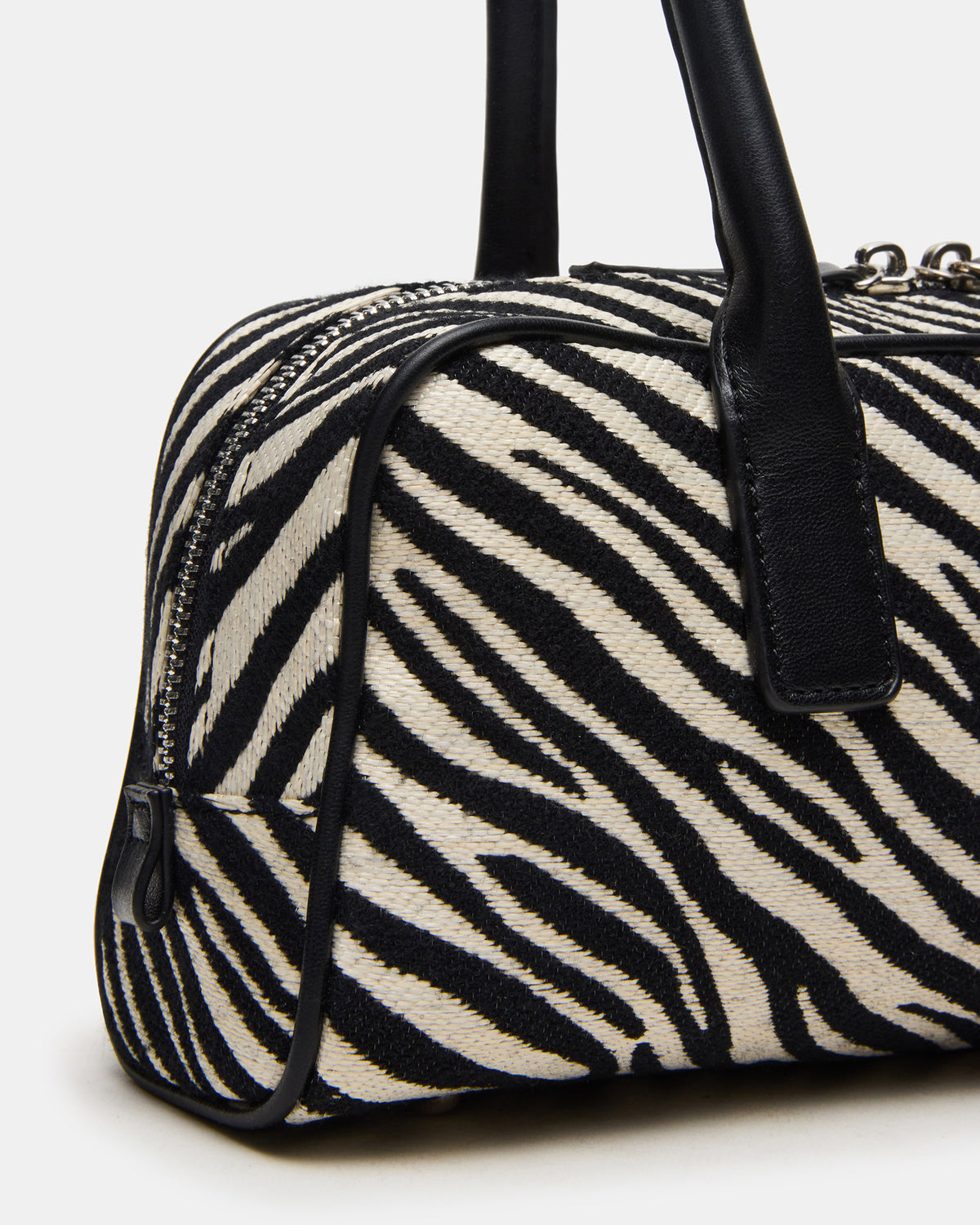 Steve Madden ANISE Bag Zebra Elongated Shoulder Strap Handbag