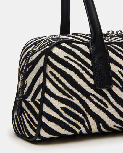 Steve Madden ANISE Bag Zebra Elongated Shoulder Strap Handbag