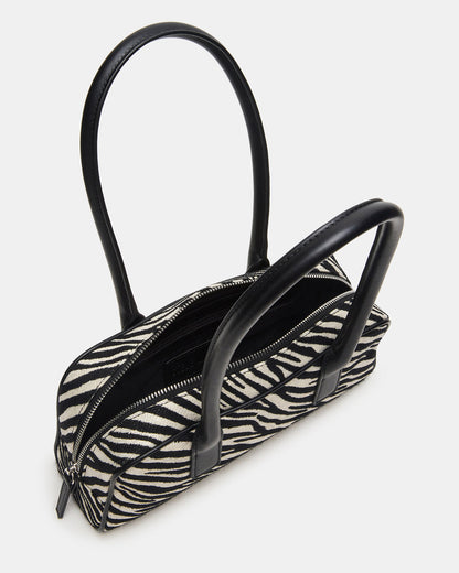 Steve Madden ANISE Bag Zebra Elongated Shoulder Strap Handbag