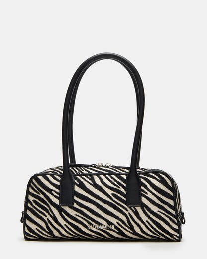 Steve Madden ANISE Bag Zebra Elongated Shoulder Strap Handbag