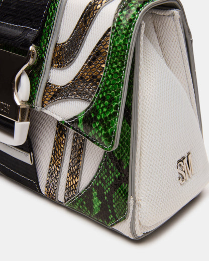 Steve Madden DIEGO Bag Green Metallic Crossbody Strap Women's Handbag