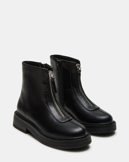 Steve Madden Kids' JONES Black Girls' Ankle Boot