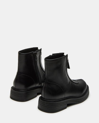 Steve Madden Kids' JONES Black Girls' Ankle Boot