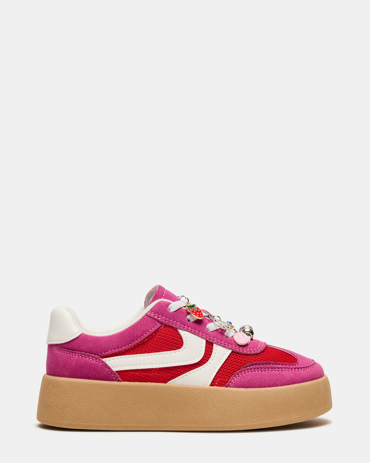 Steve Madden Kids' JERSEY Pink Girls' Low-Top Platform Sneaker