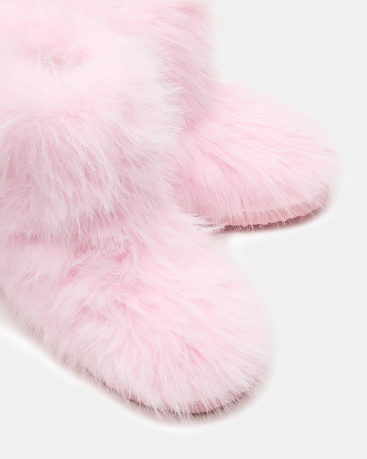 Steve Madden Kids' BEASTIE Pink Faux Fur Girls' Ankle Boot