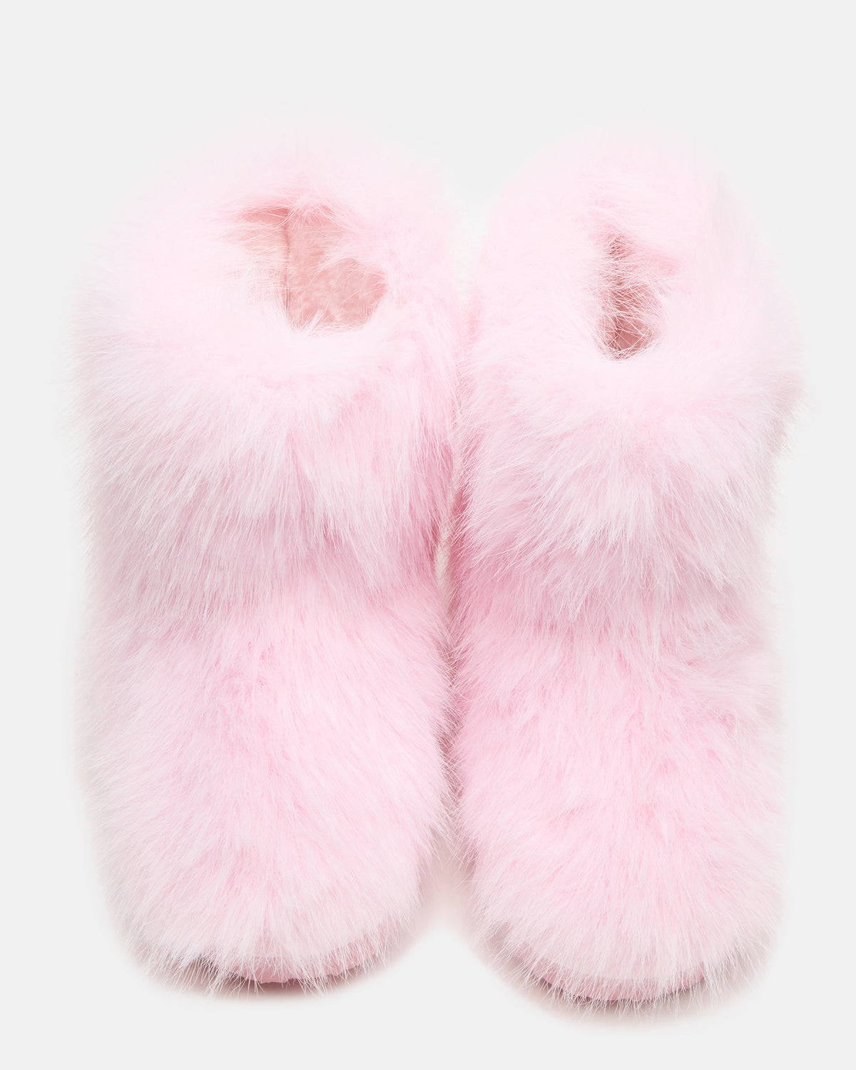 Steve Madden Kids' BEASTIE Pink Faux Fur Girls' Ankle Boot