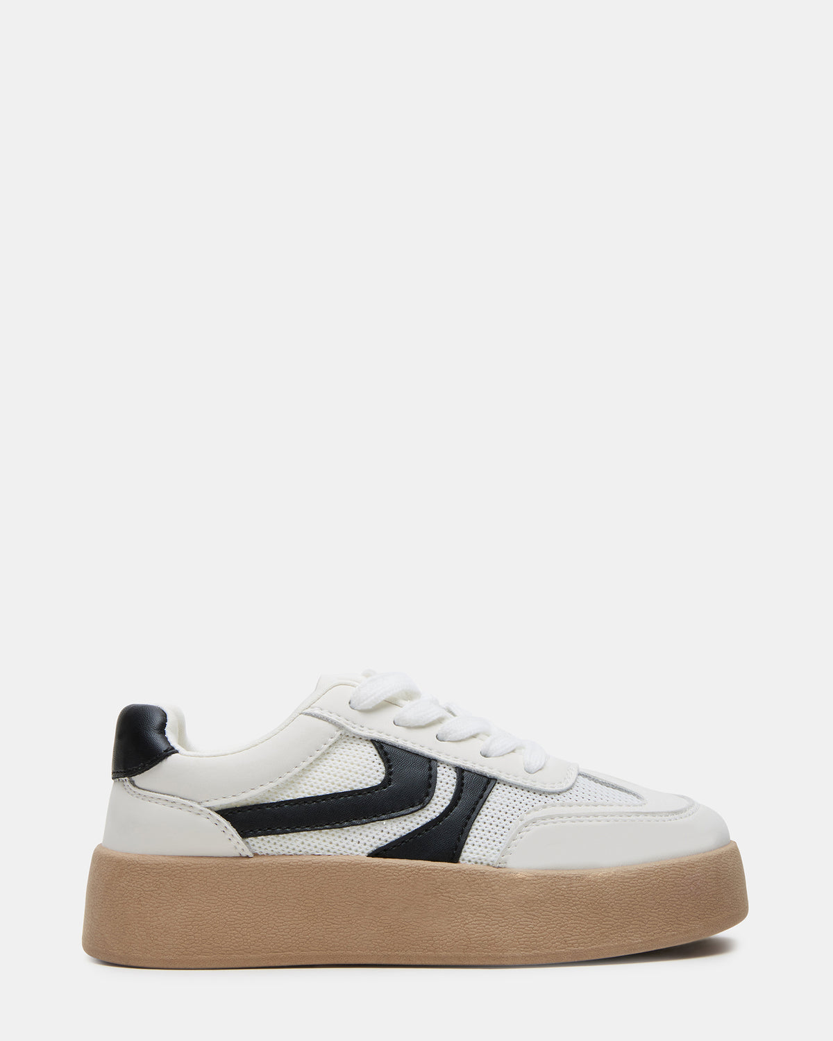 Steve Madden Kids' JERSEY White Girls' Low-Top Platform Sneaker