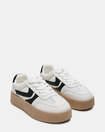 Steve Madden Kids' JERSEY White Girls' Low-Top Platform Sneaker