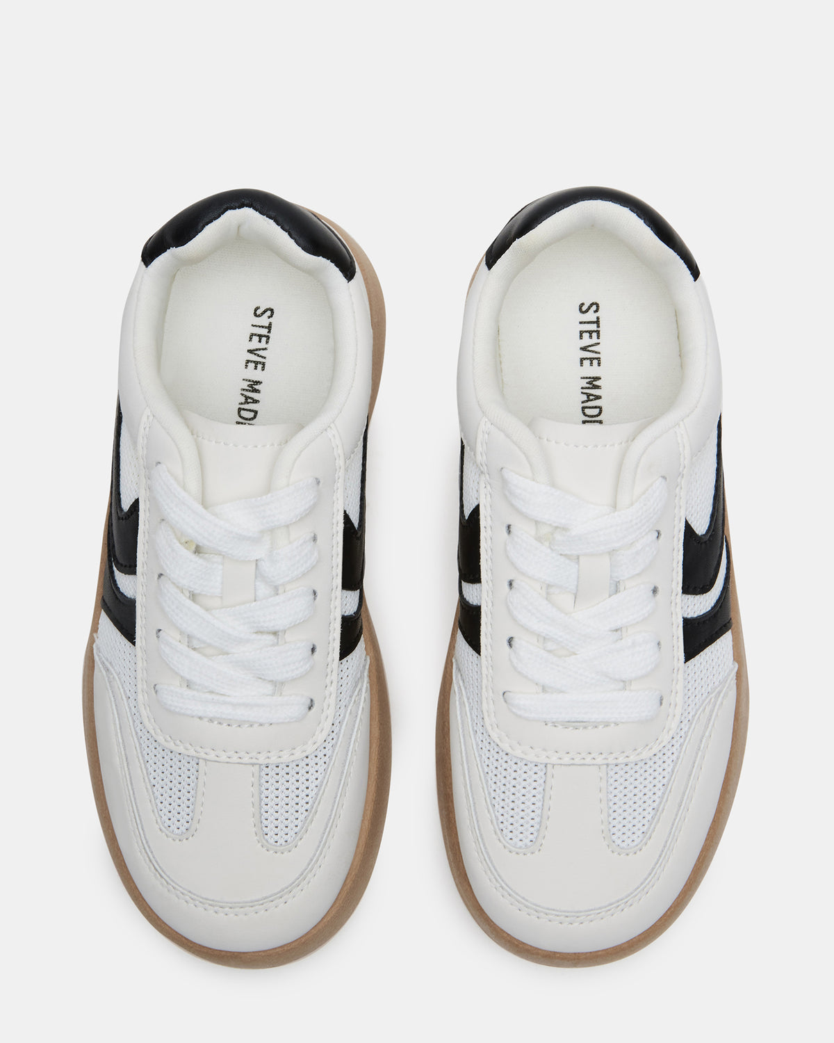 Steve Madden Kids' JERSEY White Girls' Low-Top Platform Sneaker