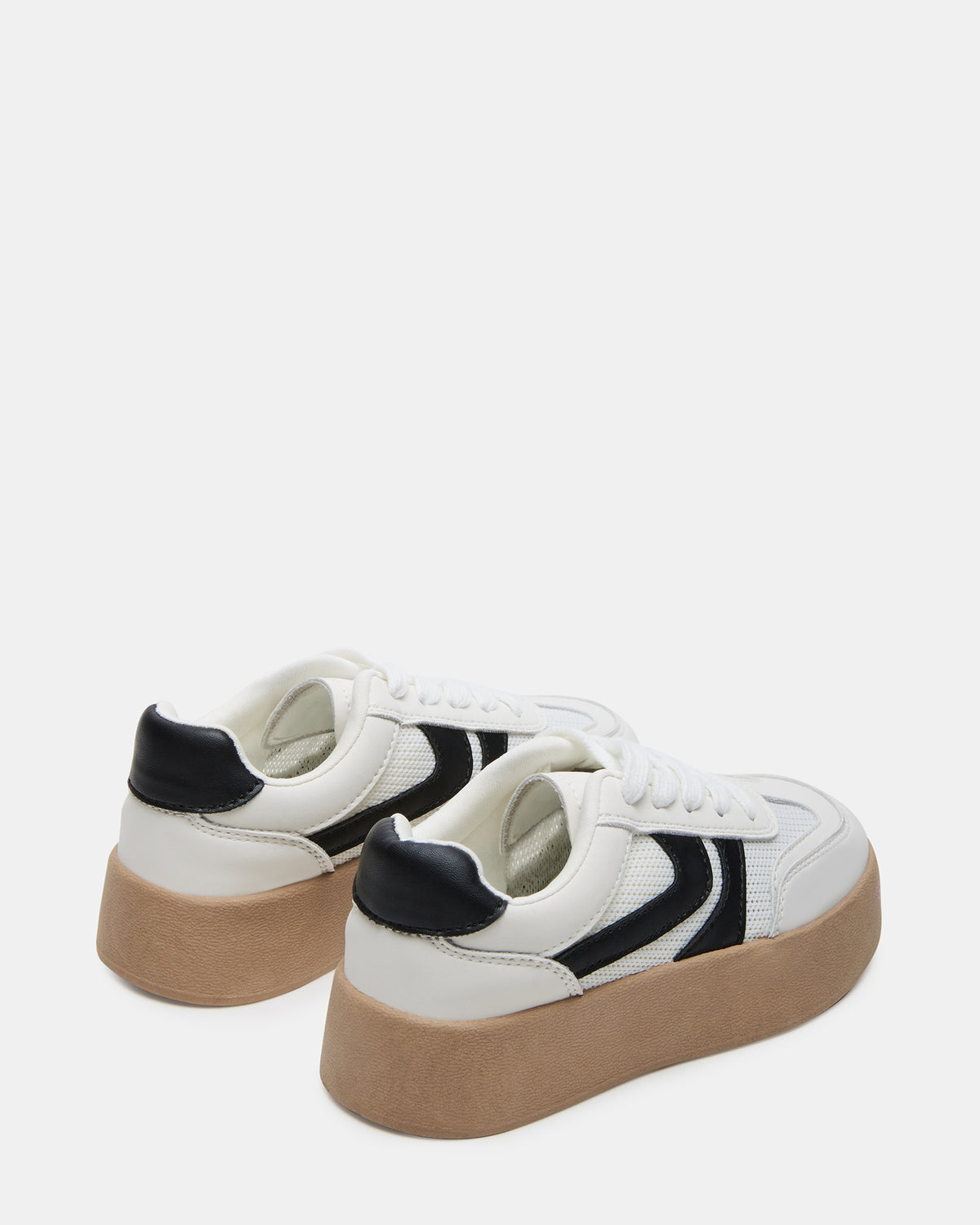 Steve Madden Kids' JERSEY White Girls' Low-Top Platform Sneaker