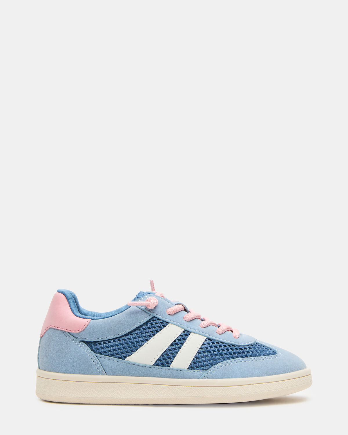 Steve Madden Kids' VERDICT Blue Multi Low-Top Lace-Up Girls' Sneaker
