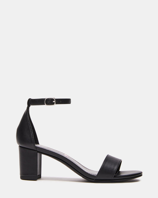 Steve Madden Kids' CARRSON Black Smooth Girls' Dress Heel