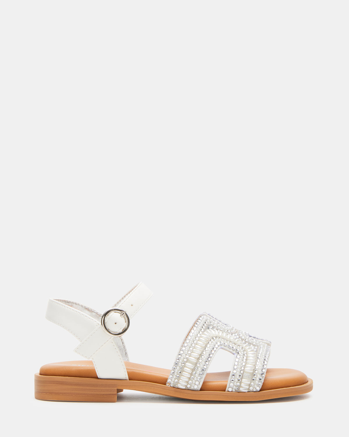 Steve Madden Kids' HAYDLYN Ivory Girls' Sandals