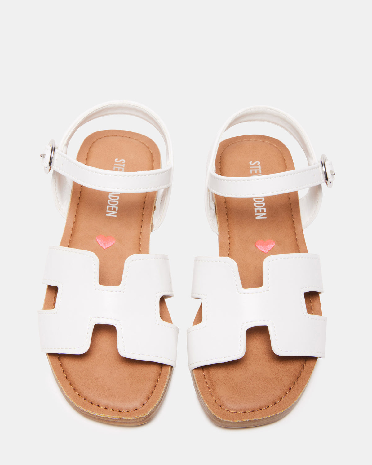 Steve Madden Kids' HAYDIN White Girls' Sandals
