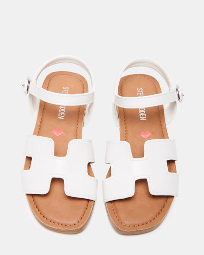 Steve Madden Kids' HAYDIN White Girls' Sandals