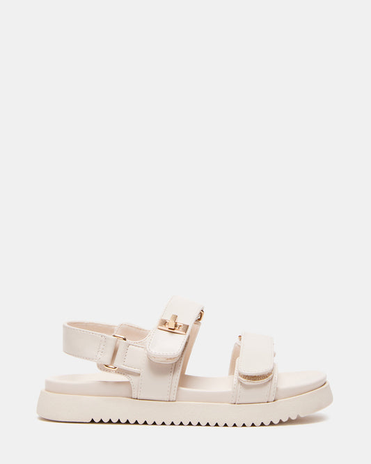 Steve Madden Kids' MONA Bone Girls' Flatform Sandal